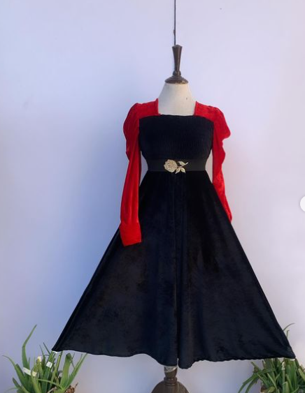 Black Velvet Maxi