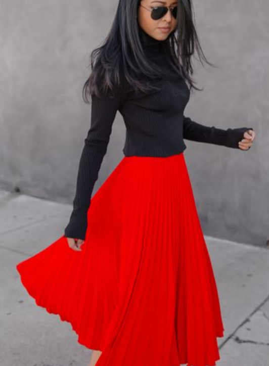 Turkish chiffon fabric stuff skirt